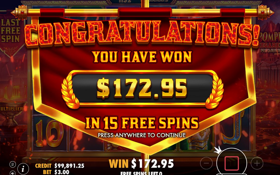 Multiplier auf Tumble-Gewinnen in den Free Spins